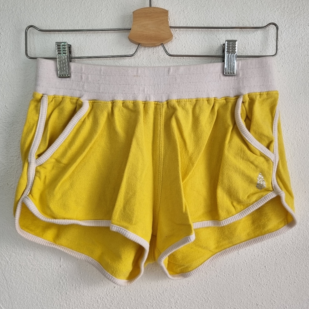 Free People FP Movement Yellow Dolphin Shorts